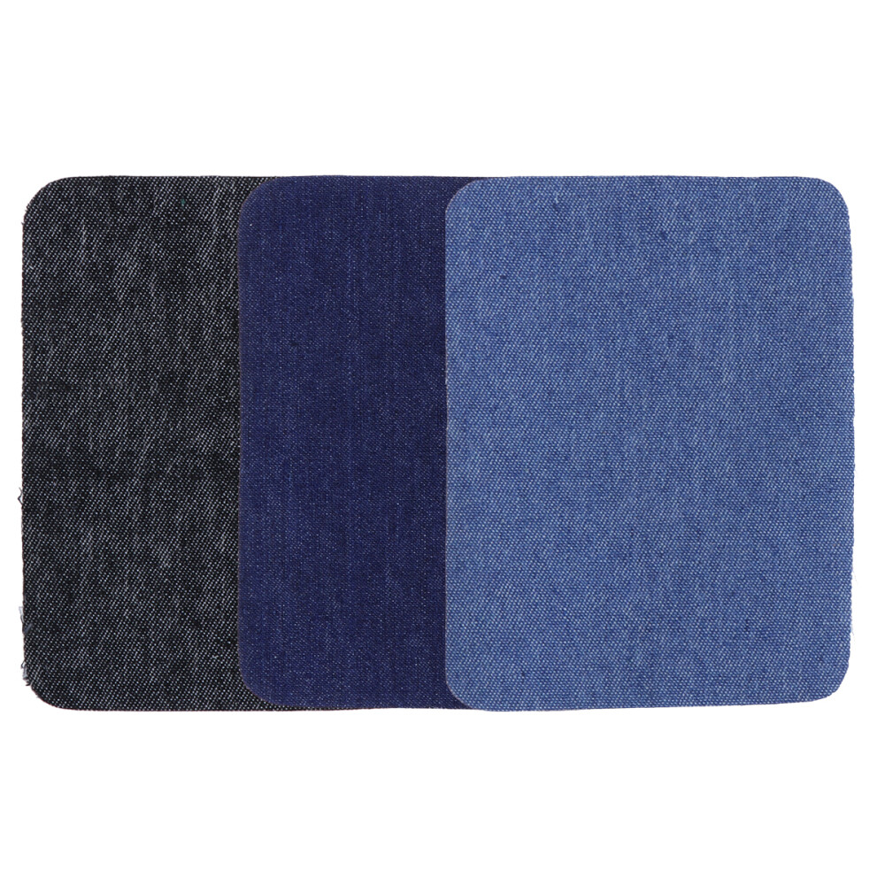 15 Pcs Denim Cloth Patch Assorted Jeans Hole Repair Appliques