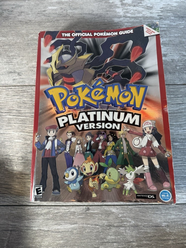 Pokémon Platinum Version The Official Pokemon Guide Book 2009 (NO MAP)