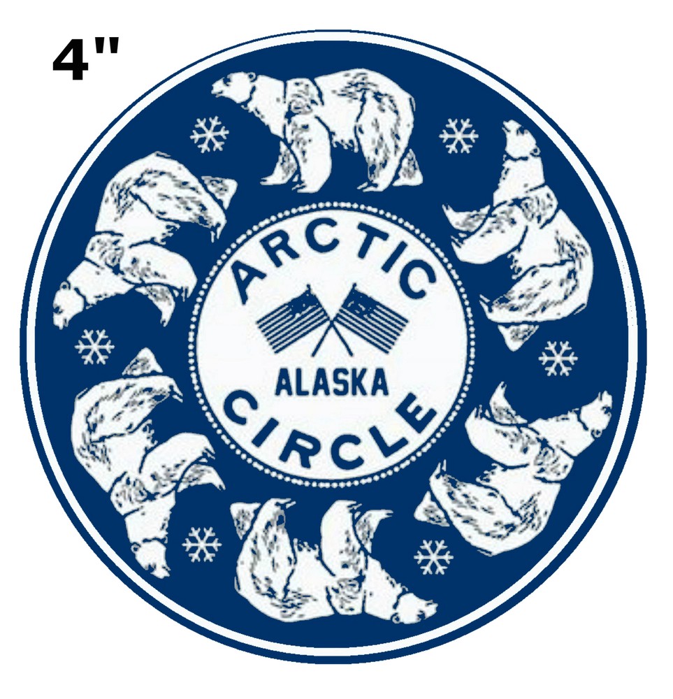 ARCTIC CIRCLE - Car Truck Window Bumper Graphic Sticker Decal Souvenir