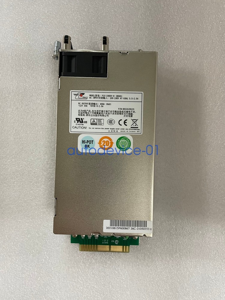 1PC NEW P1S-2400V-R 400W power supply by DHL/FedEx