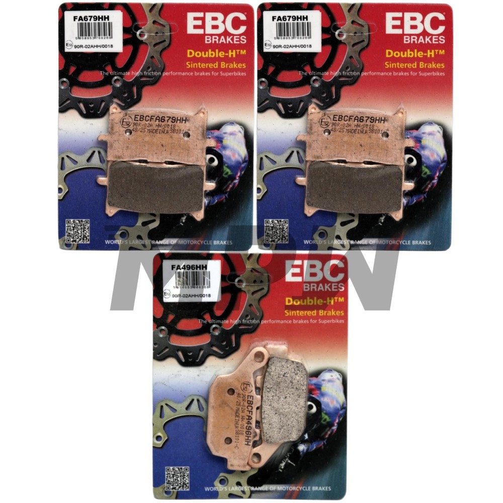 Honda X-ADV 750 N 2018-2024 EBC HH Sintered Brake Pads Kit Front & Rear