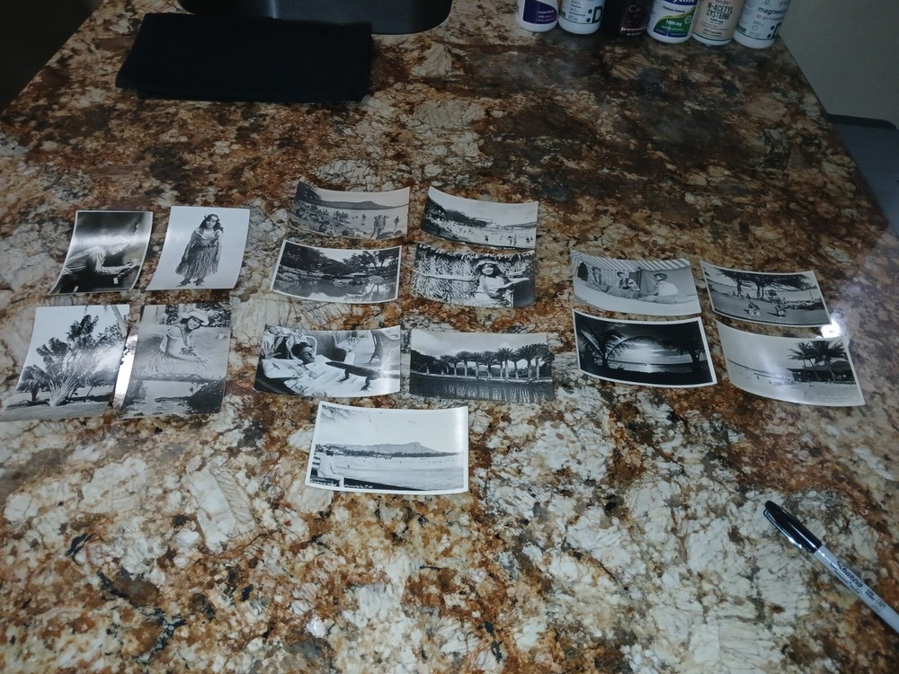 Vintage Hawaiian Hula Girl Real Photo Postcard RPPC Lot of 15 #2