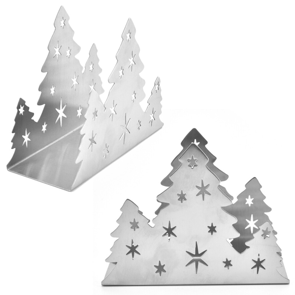 Napkin Holder Low-profile Organizer Clips Paper Towel Christmas Napkins
