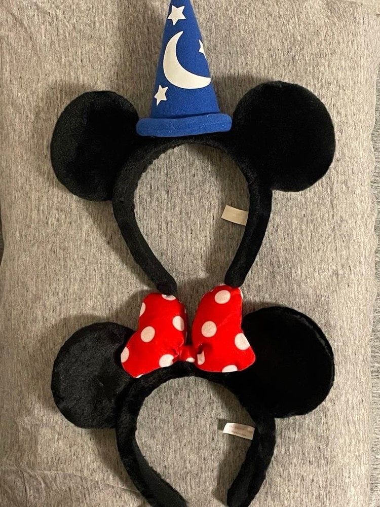 Tokyo Disney Resort Mickey Minnie Headband Set of 2 #a84c1b