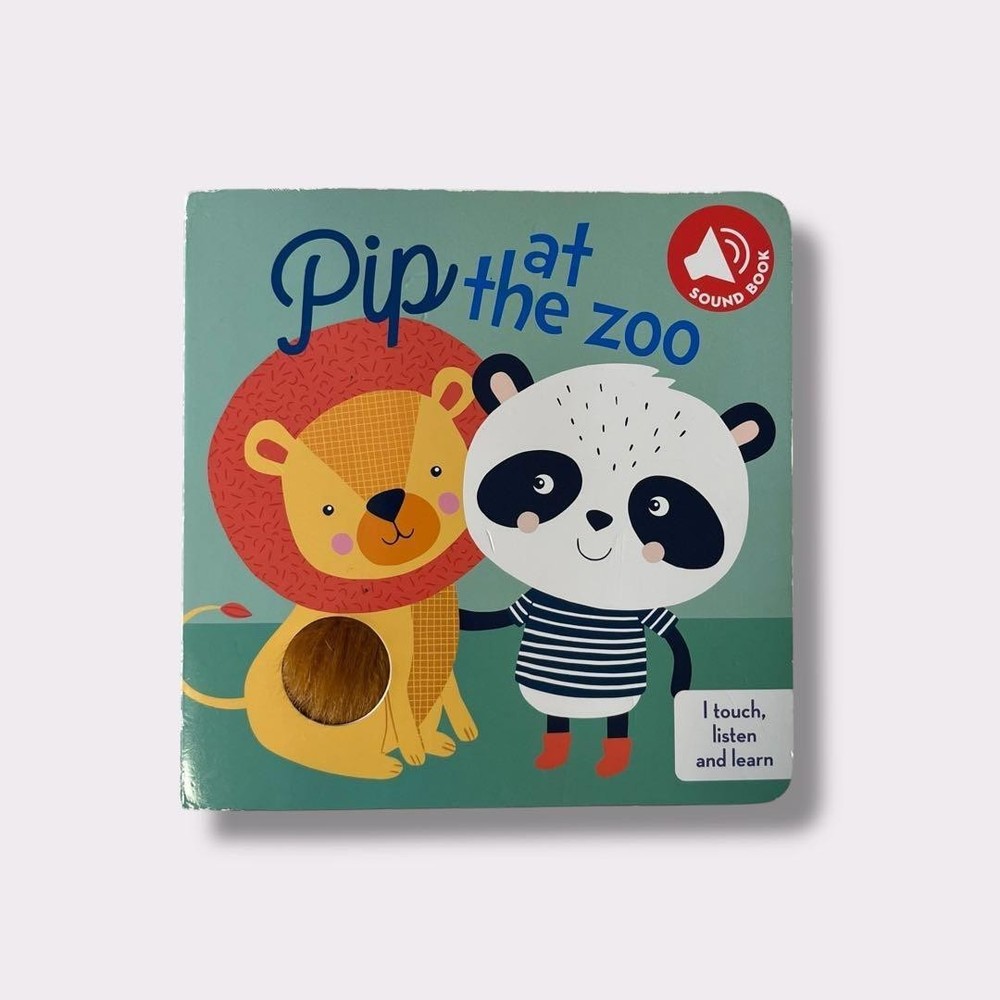 Pip at the Zoo Soundbook Animal Sounds English Picture Book