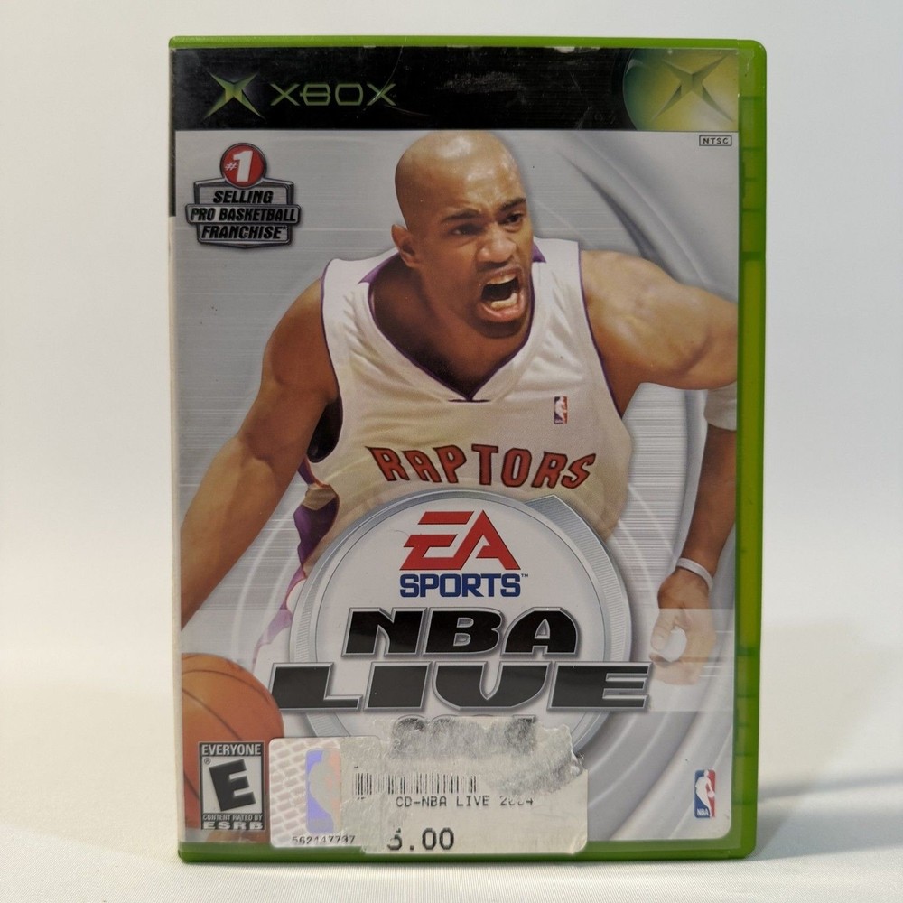 NBA Live 2004 Original Microsoft Xbox Basketball Sports Simulation Game CIB