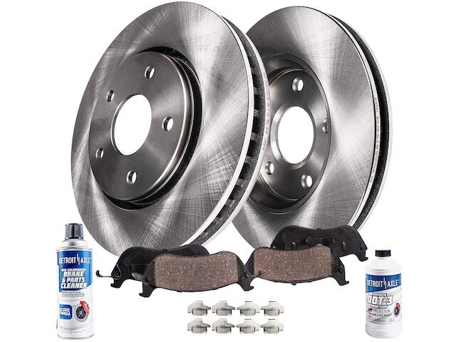 Rear Detroit Axle Brake Pad and Rotor Kit fits Kia Sorento 2003-2006 75CKPC