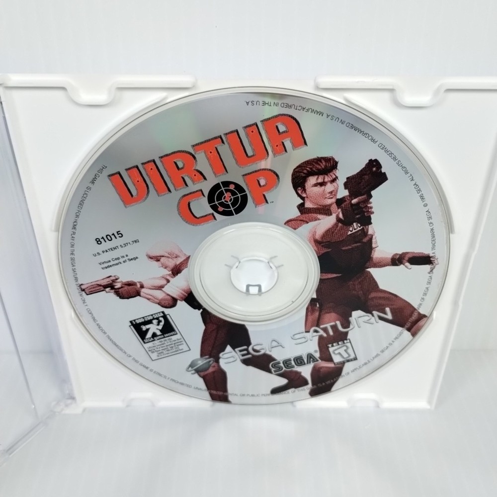 Virtua Cop (Sega Saturn) - Disc Only - TESTED - AUTHENTIC - Free Shipping
