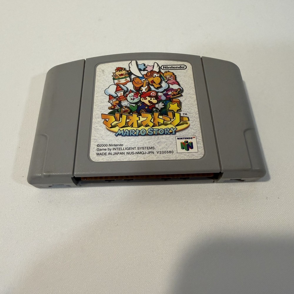Mario Story Nintendo 64 N64 Japanese Import Cartridge with Aftermarket Case