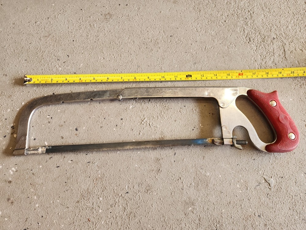Blue Point HS8-8 Heavy Duty Red Handle Hacksaw USA Made by Snap On