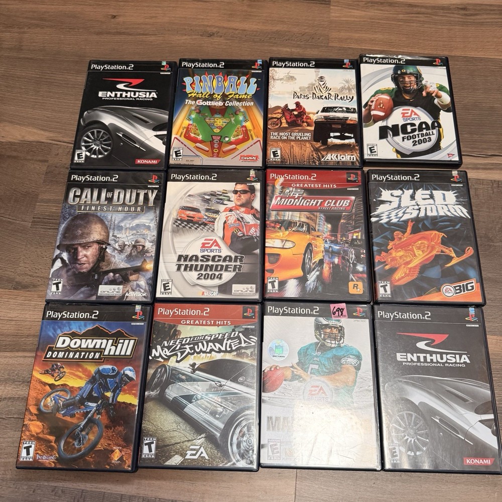 Sony PlayStation 2 PS2 Games Lot 12 Games  Complete Excellent