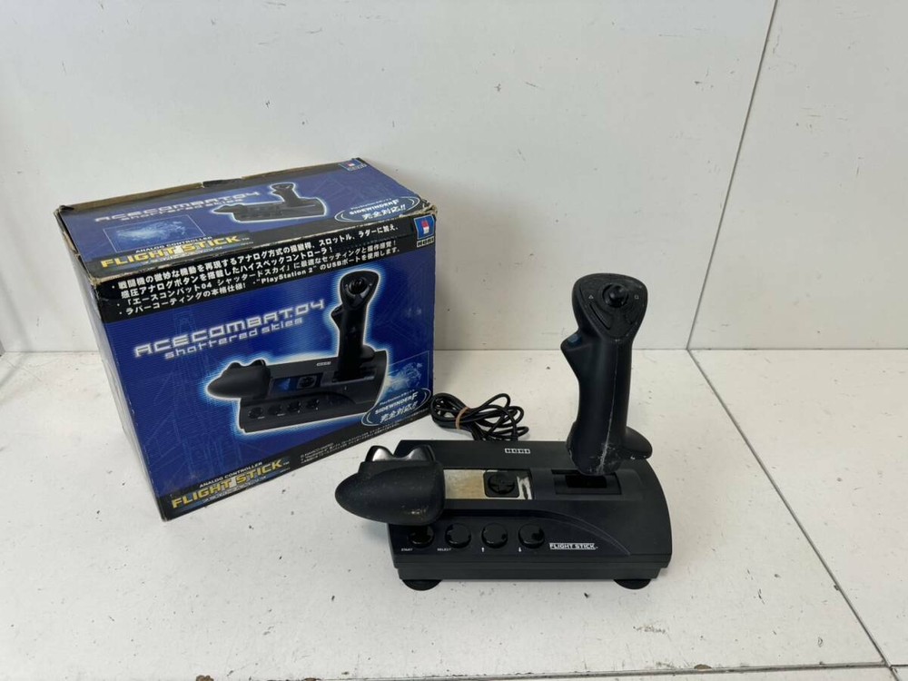 HORI Ace Combat 04 Flight Stick for PS2 Playstation 2 Used Controller-image