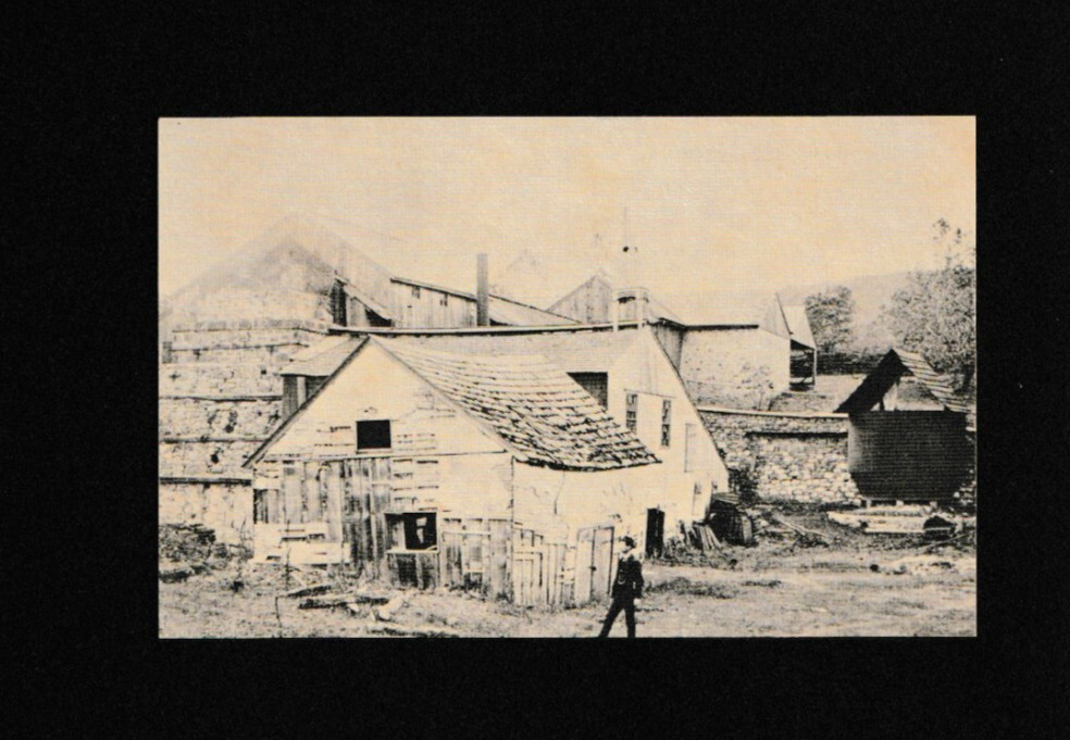 Vtg Postcard Hopewell Furnace Elverson PA 1980 Copy