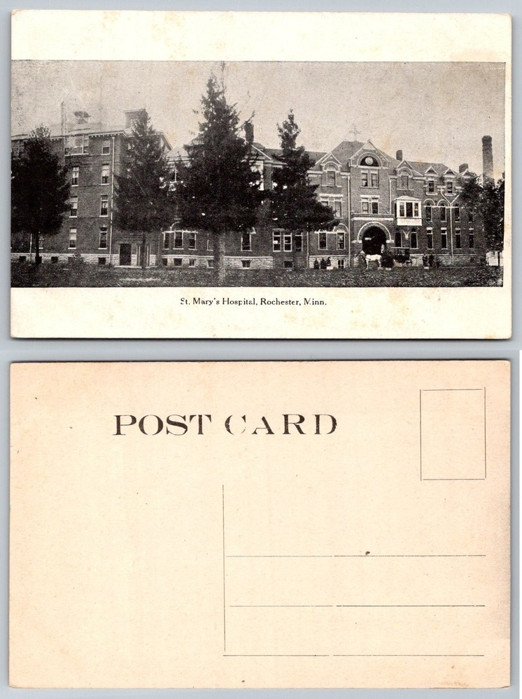 Vintage St. Mary's Hospital Rochester MN Postcard Early 1900s Architecture