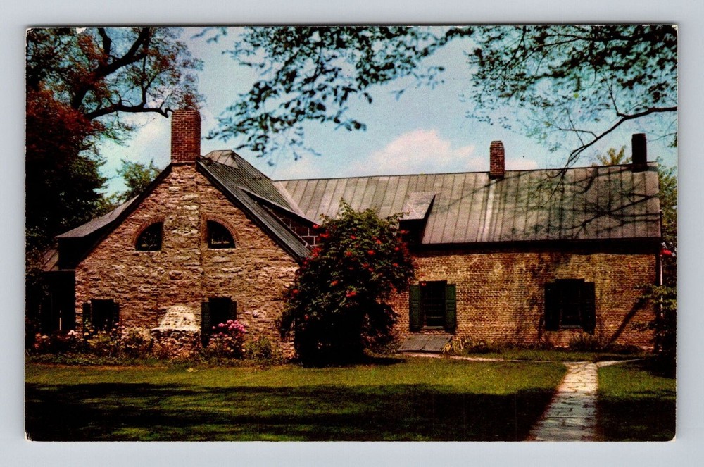 Kingston NY-New York, Old Senate House, Antique, Vintage Souvenir Postcard