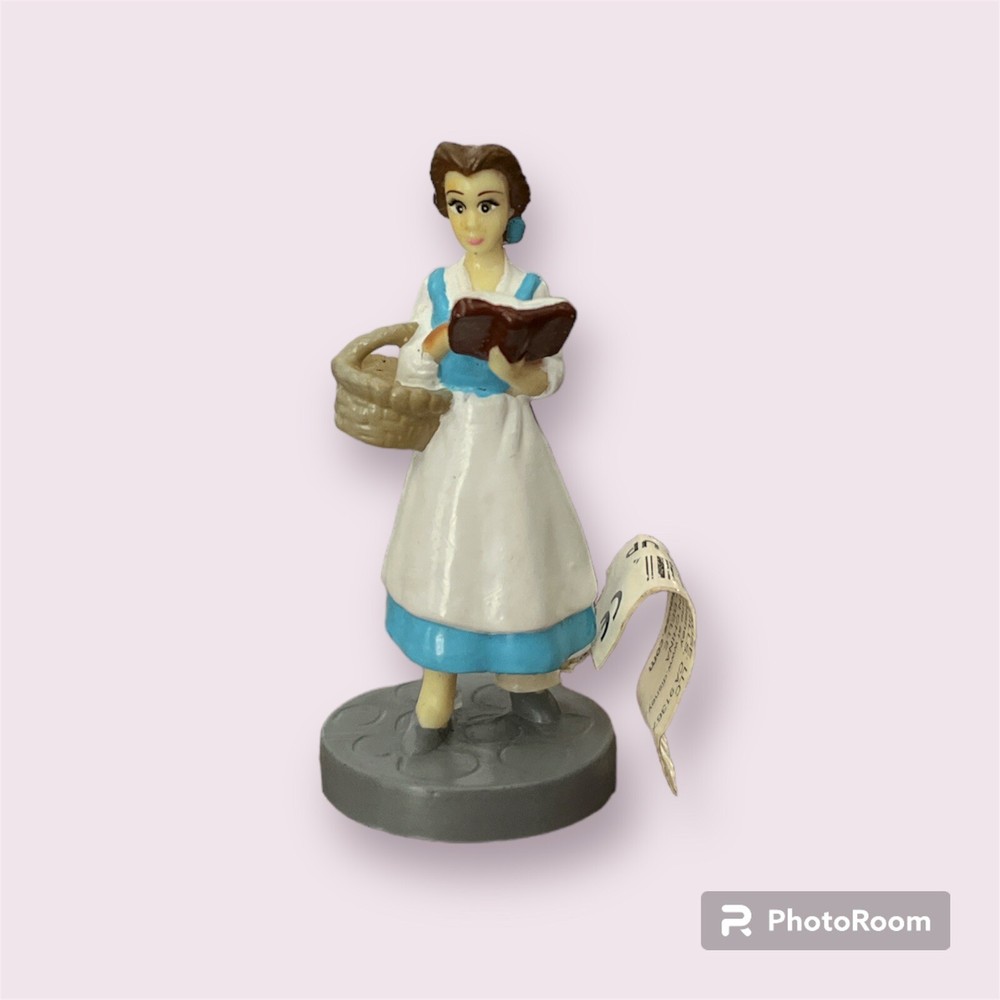 VINTAGE Applause DISNEY BELLE PRINCESS PVC Figure * 2 3/4'' Beauty and the Beast