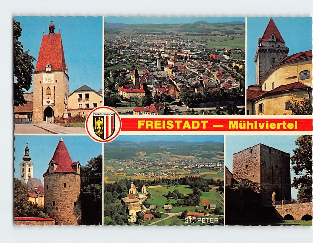 Postcard Views and Scenes in Freistadt Mühlviertel Upper Austria