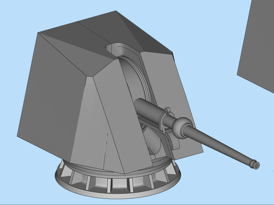 1/350 200 72 87 Otto Melara OTO Melara 76mm naval gun WG