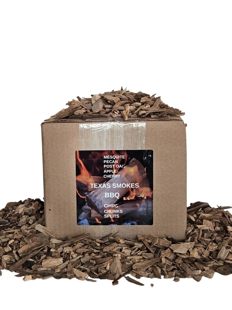 Post  Oak  Wood Chips.  Box is 720 Cu Inch. Approx 9 Lbs.