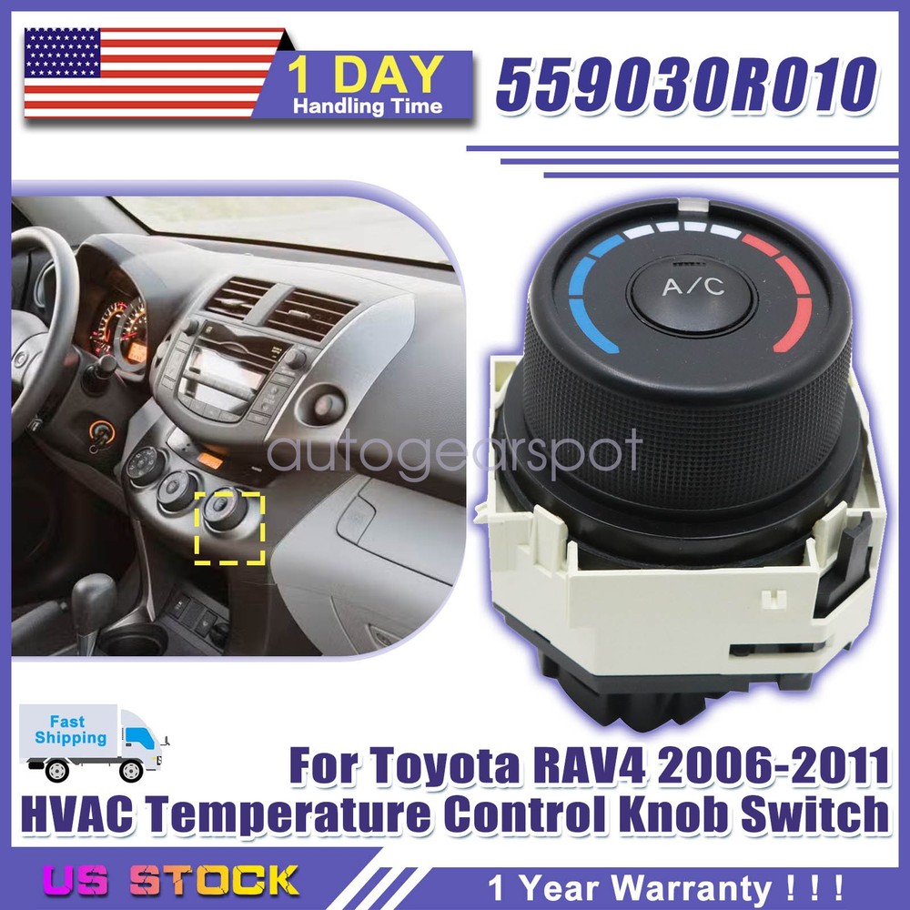 AC Heater Climate Control Module Panel For Corolla 09-13 For Toyota RAV4 06-12