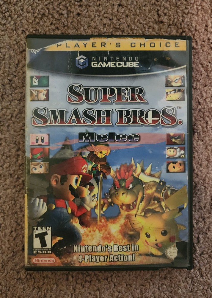 Super Smash Bros Melee (Nintendo GameCube, 2001) - Complete In Box