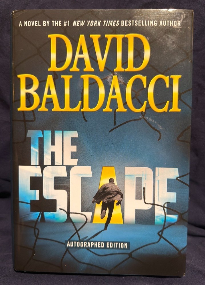 SIGNED - The Escape by David Baldacci (2014, Hardcover, First Edition)
