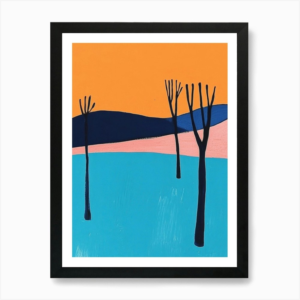 Trees In The Sky 7 Art Print Framed Wall Art Poster Canvas Print Picture