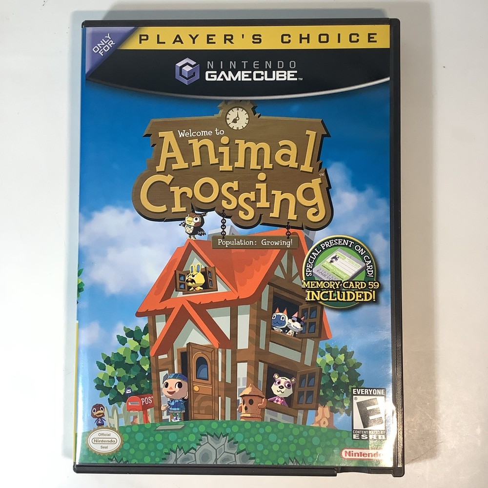 Animal Crossing (Nintendo GameCube, 2002) CIB Complete - Tested & Working
