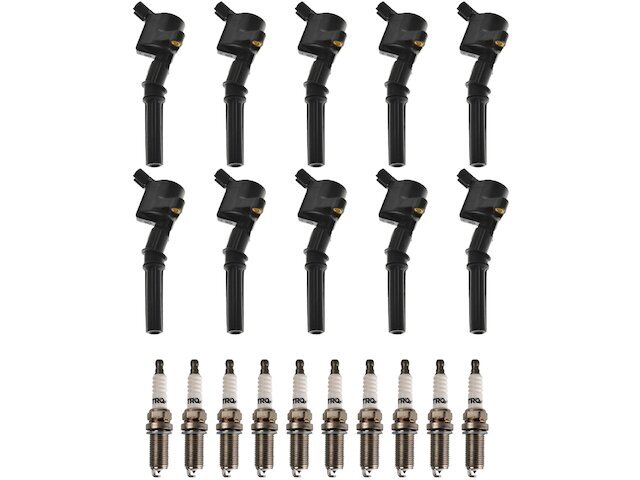 Ignition Coil and Spark Plug Kit fits E550 Econoline Super Duty 2002 48RQNT