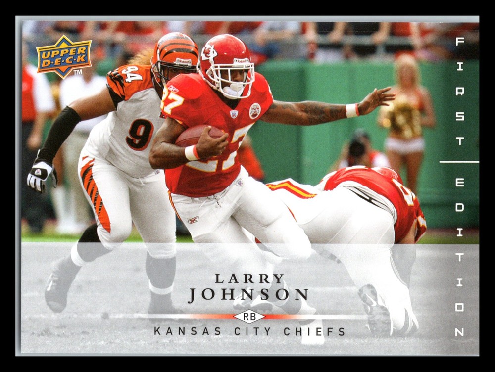 2008 Upper Deck First Edition #75 Larry Johnson Kansas City Chiefs