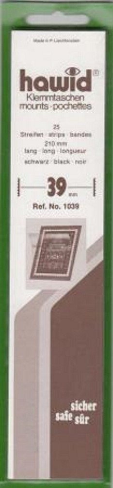 2 Packs Hawid BLACK 50 Stamp Mounts 39mm For US Magsaysay, Miscellaneous Foreign