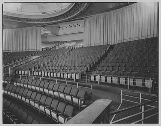 Capitol Theater, 51st St. and Broadway, New York. Curtain partially closed II