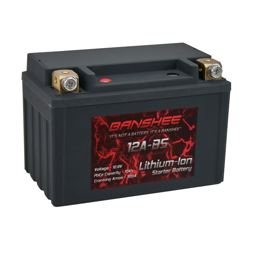 Banshee YTX12A-BS 12V 10AH LifePO4 Battery Powersport Sportbikes Cruisers ATV