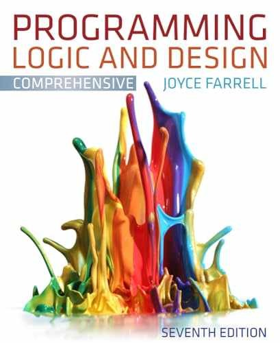 Programming Logic and Design, - Paperback, by Farrell Joyce - Acceptable e