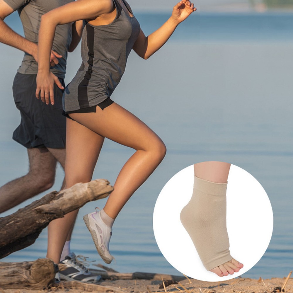 Achilles Heel Sleeve Protection Soft Unisex Padded Compression Gel Sleeve-image