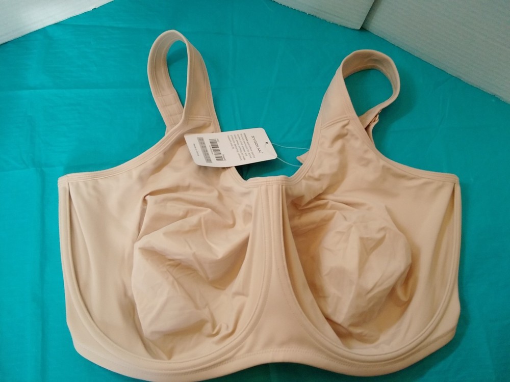 Syrokan High Impact Underwire Sports Bra Style A227 Size 42I Beige