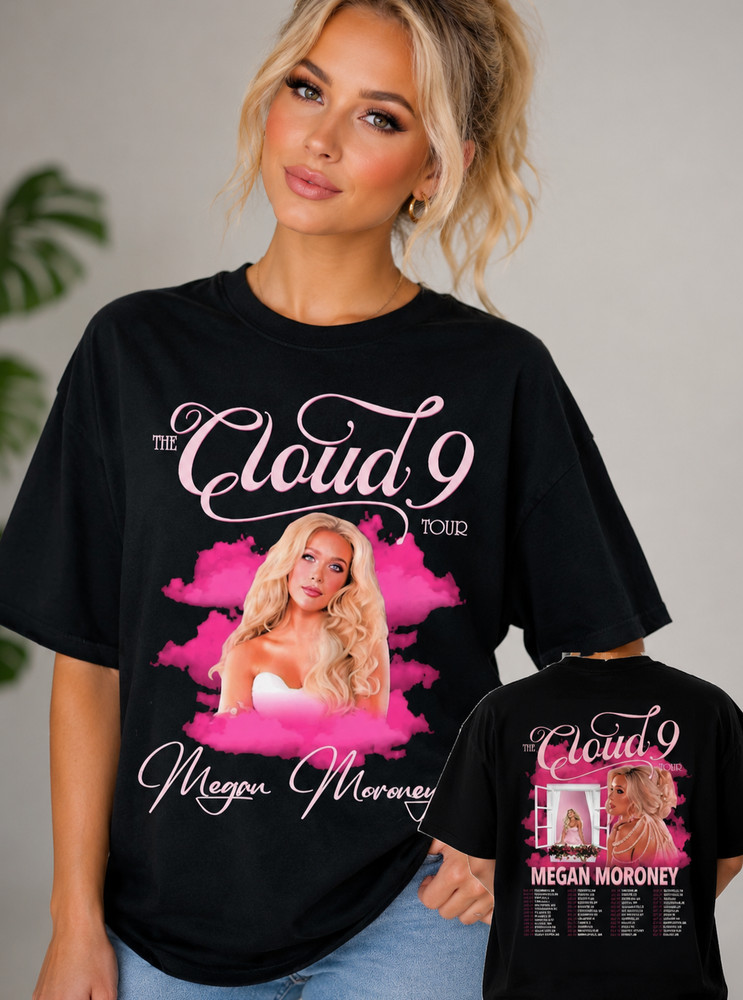 Megan Moroney Cloud 9 Tour Shirt, Pink Megan Moroney Music T-Shirt
