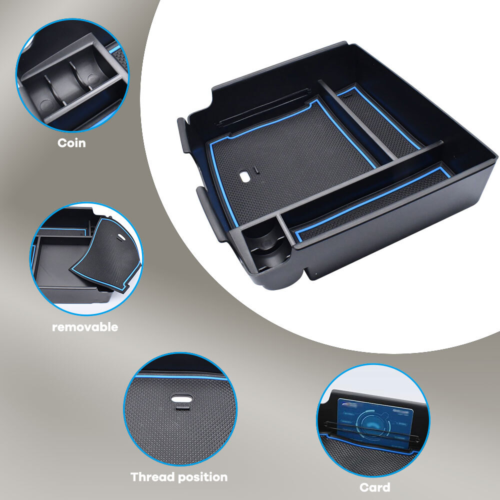 For 2022 2023 2024 2025 Kia Carnival Car Storage Tray Center Console Organizer