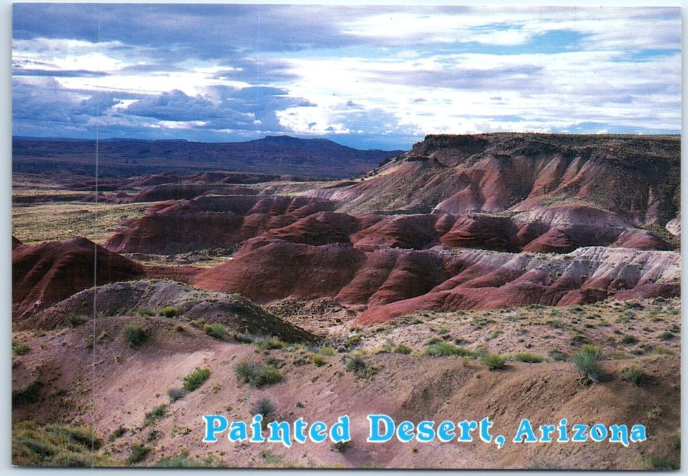 Postcard - Painted Desert, Petrified Forest National Park, Arizona, USA