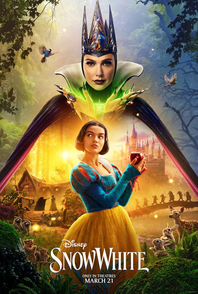 2025 Disney Snow White Art Print Promo Poster Kids Room Wall Decor Gift