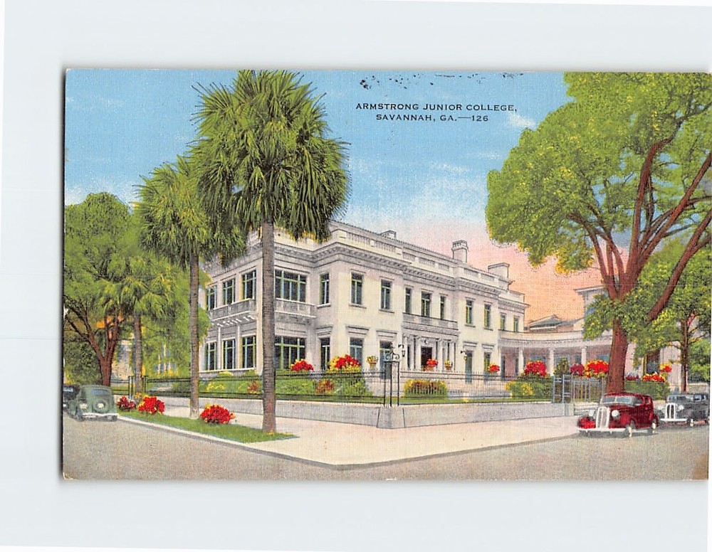 Postcard Armstrong Junior College Savannah Georgia USA