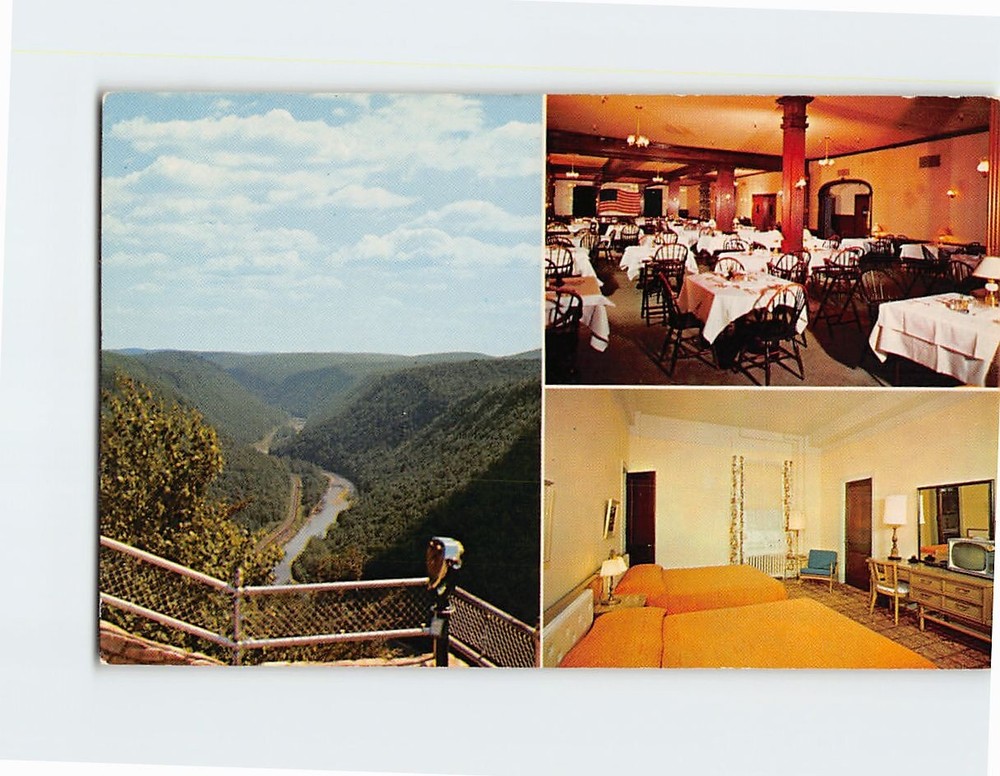Postcard Penn-Wells Hotel Wellsboro Pennsylvania USA