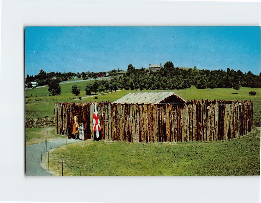 Postcard Fort Necessity Uniontown Pennsylvania USA