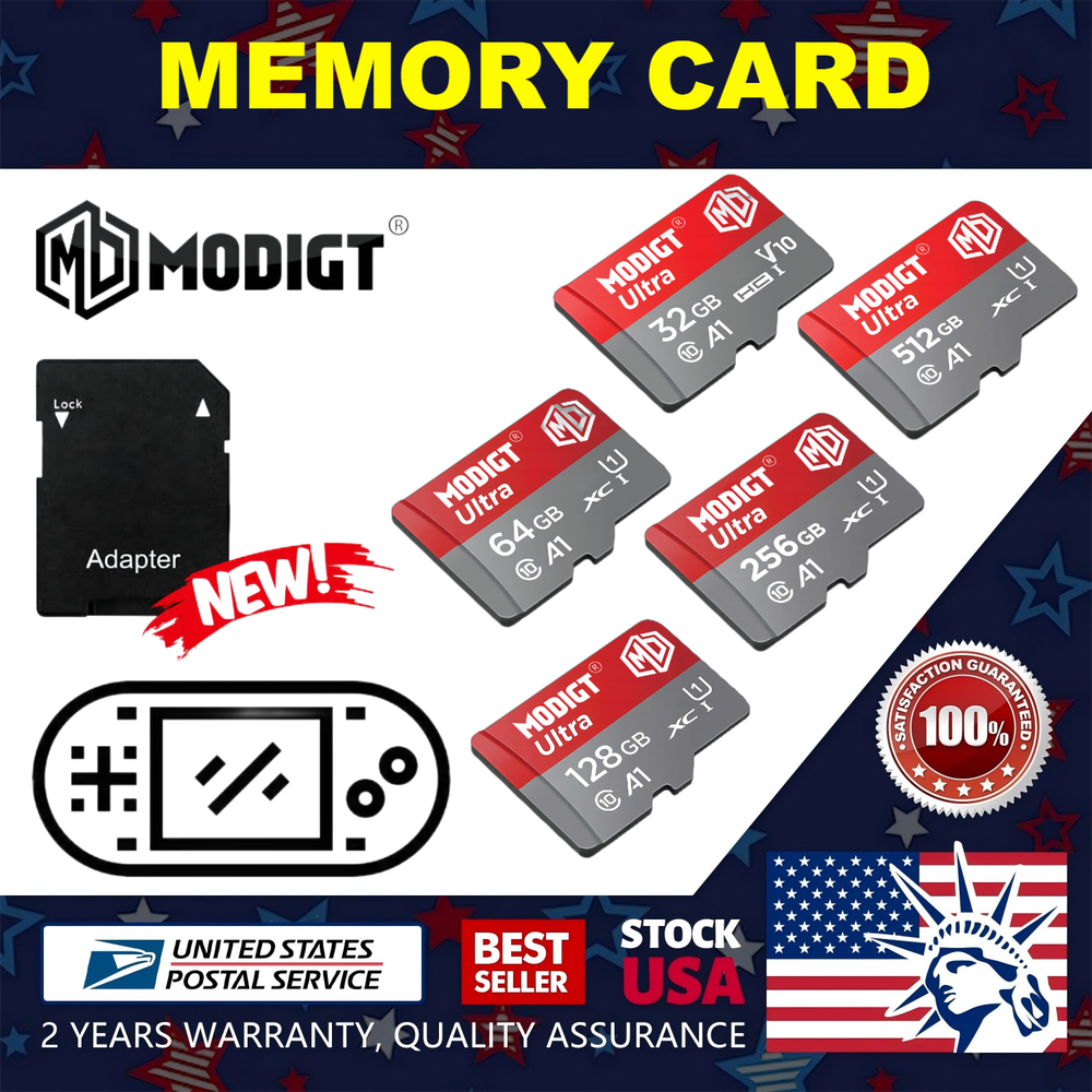 Micro SD Card Memory 32GB 64GB 128GB 256GB 512GB Series For Switch games console