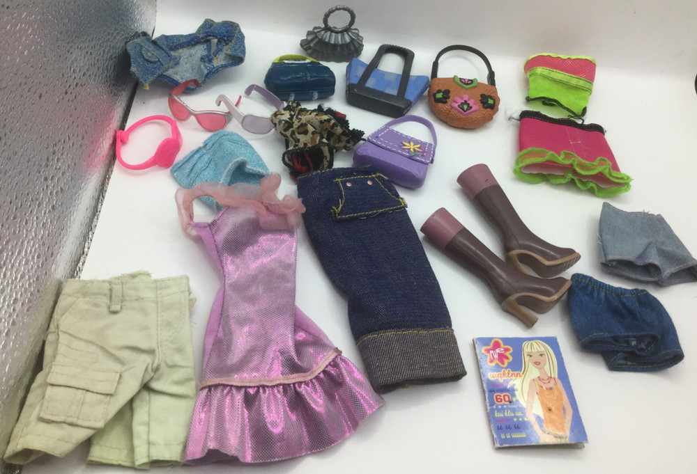 Lot Mix Barbie My Scene Fashion Fever Doll Clothes Dresses Outfits Purses Bags