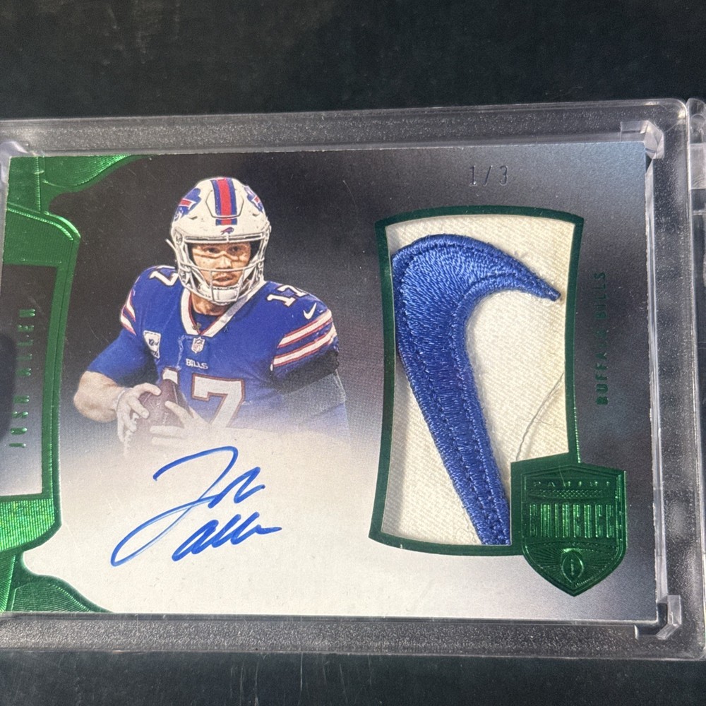 2021 Panini Eminence emerald jumbo patch player worn (Nike swoosh) auto.  #1/3