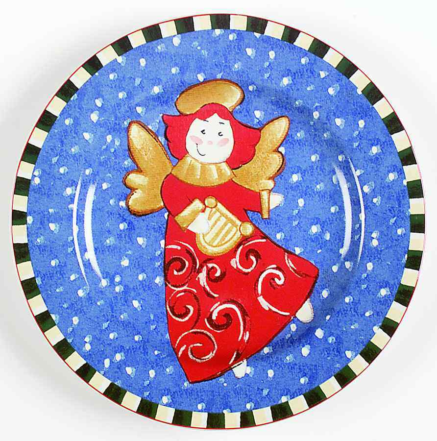 Sakura Festive Friends Salad Dessert Plate 5830627