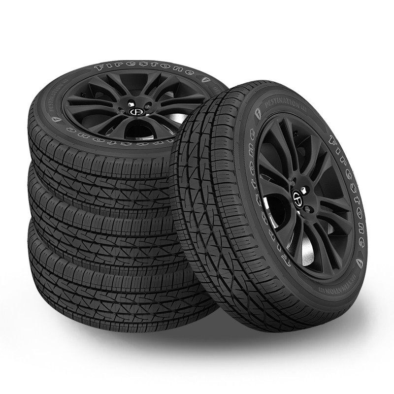 4 Firestone Destination LE3 OWL 225/75R15 102T All Season w/70K Mileage Warranty