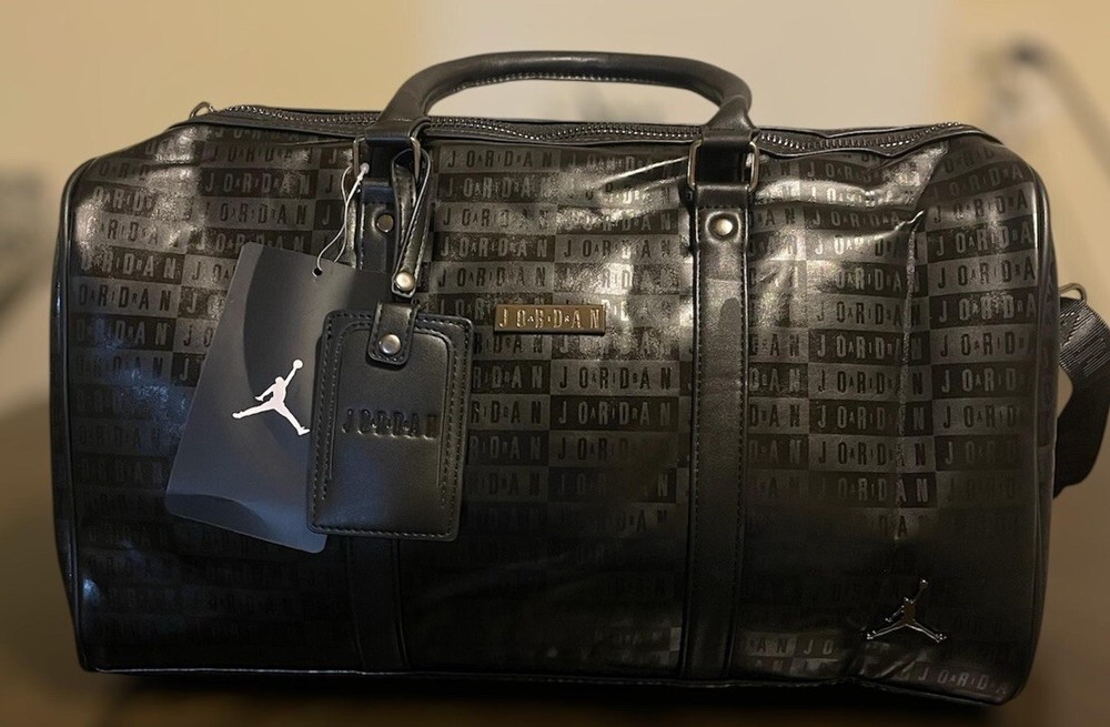 Limited Edition Jordan Jumpman Duffel Bag-Black See Pics For Size Measurements