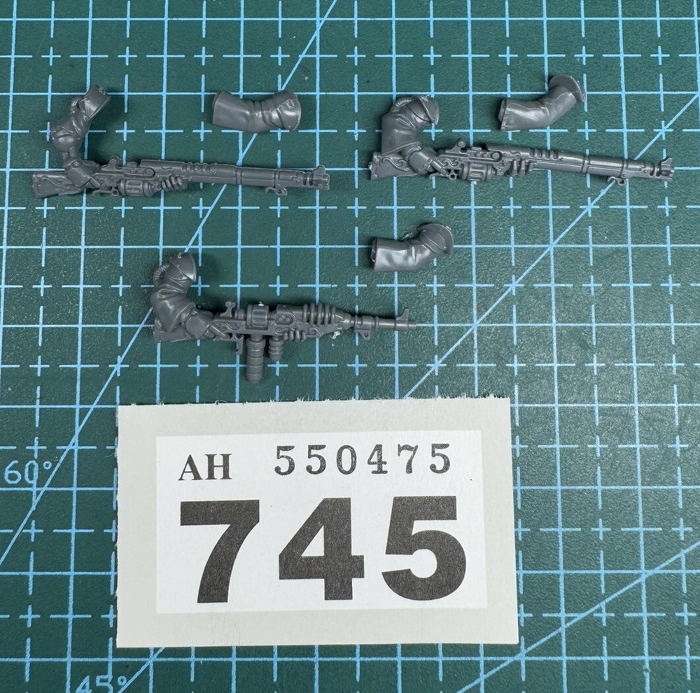 5 Skitarii Vanguard Rifle Carbine Gun Arm Pair Admech 40k Bits Mechanicus Heresy